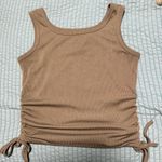 SheIn  Olive Green Ribbed Tank Top Photo 0