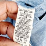 Free People Women's Blue Chambray Button Down Hip Pockets Dress Size 4 NEW Photo 7