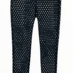 Athleta  Polka Dot Leggings XS Black‎ High Rise Stretchy Activewear Yoga Pants Photo 0