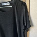 Liz Baker  Elegant Black Blouse xl Photo 3