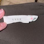 Lush Clothing Lush Dark Brown V Neck Blouse Photo 3