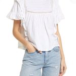 Free People LARGE Le Femme Tee in Ivory BNWTS Photo 7