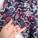 Isabel Marant Étoile • Telicia Dress linen print wrap ruffle red blue floral Photo 10