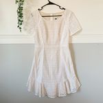 Anthropologie HD in Paris Georgia White Eyelet Lace Dress Sz 6 Photo 2