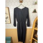 Wilfred by Aritzia Black Dessin Long Sleeve Jumpsuit Tapered Leg - Size - Small Photo 2