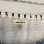 Max Studio | Blue and White Print Skirt sz Large Photo 4