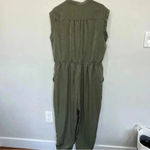Bar III  Jumpsuit Green Olive Utility Sz XXL Photo 4