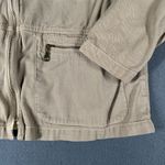 Jones New York Vtg Sport Womens L Beige Long Sleeve Full Zip Shacket Jacket Photo 4