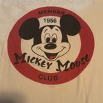 Disney  Mickey Mouse Vintage Retro Ringer Tee White Black Photo 2