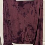 American Eagle  Wrap Flared Sleeve Top size medium Photo 0