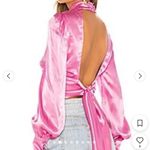 Bardot  Pink Satin Blouse Photo 1