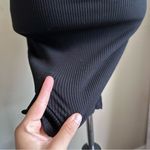 Little black slip on dress/ Spaghetti Strap Dress with Button Detail Photo 5