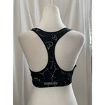 Victoria's Secret Women's VICTORIA SPORT Sports Bra M Black Blue Chain Print Photo 2