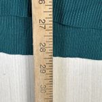 Lane Bryant  Sweater Womens Plus 22/24 Emerald Green Embroidered V Neck Photo 6