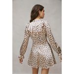 Laura Ashley x URBAN OUTFITTERS Satin Ruffle Mini Dress Baby Doll C27 Photo 5