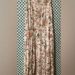 Frye Tan and Brown Sleeveless V-Neck Sundress size large Photo 6