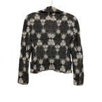 Missoni Metallic Knit Blazer Jacket Women Size 42/US 6 Black Silver Dressy Photo 1