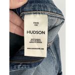 HUDSON‎ Faye Utility Ultra High Rise Bootcut Jeans Size 31 Celestial Cargo Fray Blue Photo 6