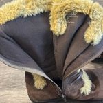 Earth Origins Jem Brown Suede Tan Faux Fur Buckle Winter Boots Boho Fairy Size 8 Photo 7
