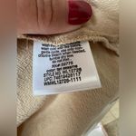 White Stag  Woman's XL Tan  Button Up Short Sleeve Collar 100% Cotton Fabric Photo 2