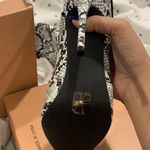 Simmi Snake Skin Lace-up Heels Photo 1