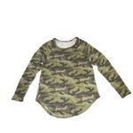 American Eagle  Soft & Sexy Camo Long Sleeve Women's Top Photo 2