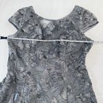 Alex Evenings Alex Evening Silver Embroidered Sequins Flare Party Wedding Guest Dress Size 16 Photo 8