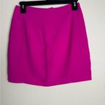 Lulus Women Size Small Fuchsia High‎ Waisted Button Front Mini Skirt Pockets Pink Photo 4