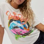 Daydreamer  Beach Boys Surf USA Boyfriend Tee Vintage White size Extra Small Photo 2