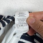 J. Crew Womens Nautical Midi Skirt Size 0 Mercantile Striped Pleated Blue White Photo 4