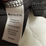 Athleta   Essence Twist Tee Top Size M Heather Gray Short Sleeve 
Sleeves Size M Photo 6