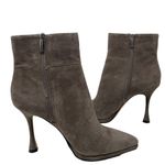 Vince Camuto Pitonnda Dress Boots 7.5 Womens Leather Suede Pointed Toe Sable Chi Photo 1