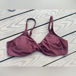 Aerie NWT scoop twist purple bikini top XL Photo 1
