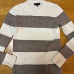 Banana Republic  Neutral Wool Mohair Fisherman Coastal Preppy Crewneck Sweater XS Photo 1