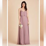 Birdy Grey NWT Gwennie Bridesmaid Dress Women’s Size XS Dark Mauve Chiffon Photo 1