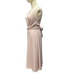 Aritzia Wilfred Women’s XS Darcell Dress Sleeveless Crisscross Belt Minimalist Pink Photo 1