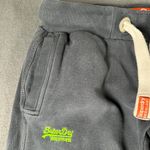 Superdry  Orange Label Womens S Faded Gray Blue Slim Fit Fleece Joggers Photo 5