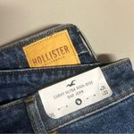 Hollister  Dad Jeans Curvy Ultra High Rise Denim Blue Distressed Size W35 L33 NWT Photo 3