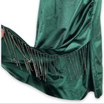 Guess - Lizz Ruched Rhinestone-Fringe Dress In Midnight Clover - XS Photo 5