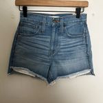 Madewell NWT - The Perfect Jean Short: Step-Hem Edition Raw Hem Denim Summer Photo 1