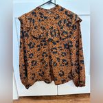 Topshop  Floral Leopard Blouse. Size 2. Photo 2