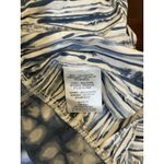 Anthropologie  Not So Serious Behati Mini Dress Size M Blue Cotton Ruffled Hem Photo 10