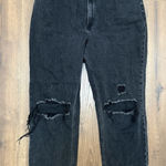 Abercrombie & Fitch  Ankle Straight Ultra High Rise Curve Love Black 31 12 Photo 0