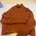 Forever 21 Orange Knit Sweater  Photo 1