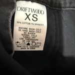 Driftwood  Black Denim Shotralls with Floral Embroidery. Size XS Photo 8