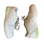 Reebok  Club Memt Sneakers White and Lime Green Womens Size 9.5 Photo 4
