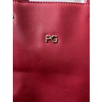 PURIFICACION GARCIA Handbag Calf Hair Leopard Print Zip Sections Red Photo 1