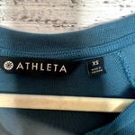 Athleta  High Serenity Criss Cross Sweatshirt In Dark Teal Modal Blend XS Photo 2