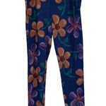 LuLaRoe Navy Floral Buttery Soft Leggings Photo 0