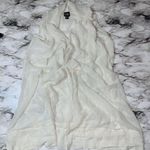 Eileen Fisher  | Sleeveless Cardigan Open Front Sheer Silk | Ivory | Women | XS Photo 0